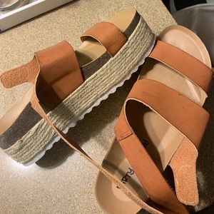 Dirty Laundry Platform sandals